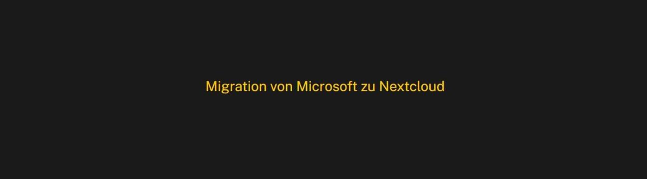 MicrosoftZuNextcloud