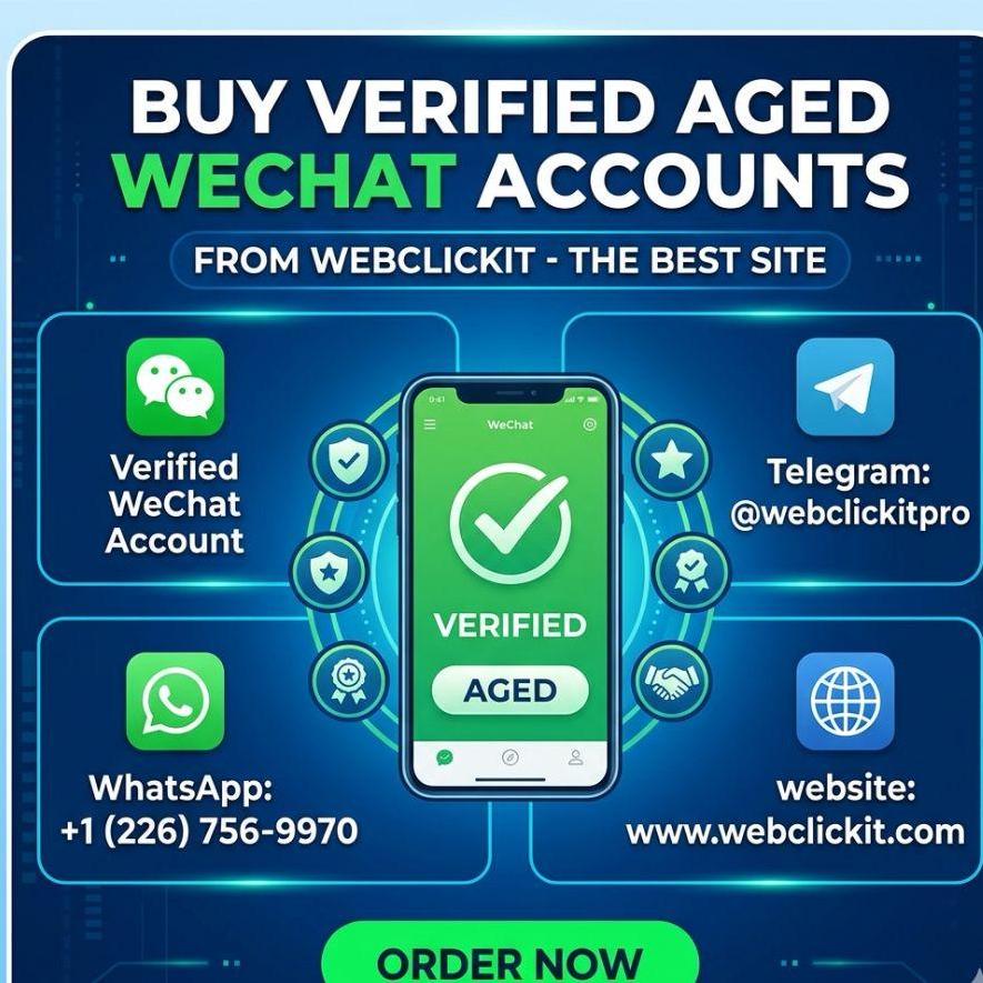 Verified WeChat Account Seller USA