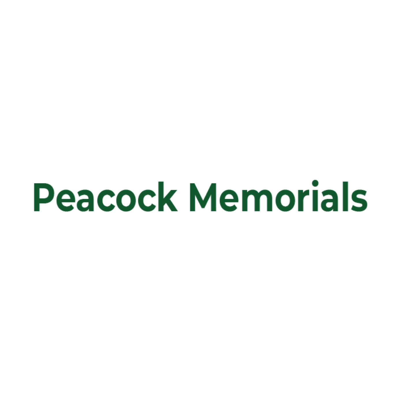 Peacock Memorials